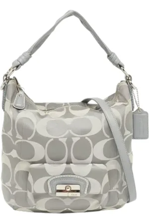 Coach Pre-owned, Kobieta, Szary, ONE SIZE, Pre-owned Fabric handbags