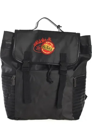 Von Dutch Torebki, unisex, Czarny, ONE SIZE, Bawełna, Czarny Plecak Kayak z Wieloma Przegródkami