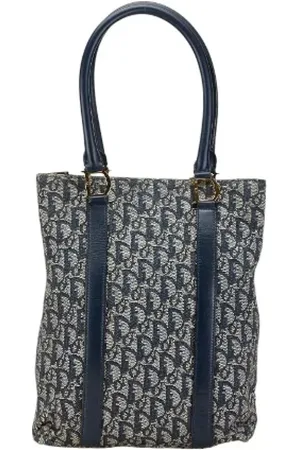 Dior Pre-owned, Kobieta, Niebieski, ONE SIZE, Skóra, Pre-owned Canvas handbags
