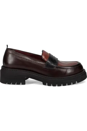 Calpierre Buty, Kobieta, Wielobarwność, 36 EU, Wielokolorowe Skórzane Lordsy