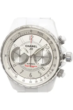 CHANEL Pre-owned, Mężczyzna, Biały, ONE SIZE, Pre-owned Fabric watches