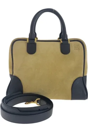 Loewe Pre-owned, Kobieta, Beżowy, ONE SIZE, Skóra, Pre-owned Skórzane torebki