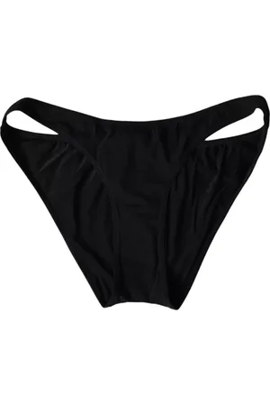 Dolce & Gabbana Stroje kąpielowe, Kobieta, Czarny, S, Nylon, Czarny Dół Bikini Plażowa Odzież