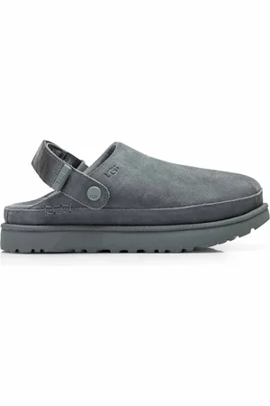 UGG Buty, Kobieta, Szary, 40 EU, Skóra, Klapki Goldenstar Clog Damskie
