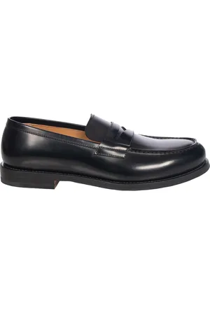 HENDERSON BARACCO Buty, Mężczyzna, Czarny, 42 1/2 EU, Skóra, Czarny Skórzany Mokasyn College
