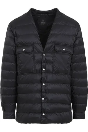 Moncler Kurtki, Mężczyzna, Czarny, M, Rick Owens Koszula zewnętrzna