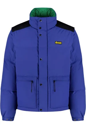 Ciesse Kurtki, Mężczyzna, Niebieski, XL, Nylon, Dakota - Unisex Niebieska Kobaltowa Kurtka Puchowa Z Odłączanymi Rękawami 100%