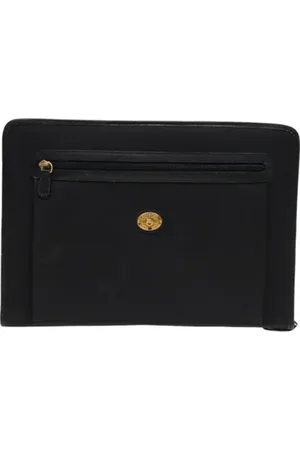 Burberry Pre-owned, Kobieta, Czarny, ONE SIZE, Pre-owned Canvas clutches