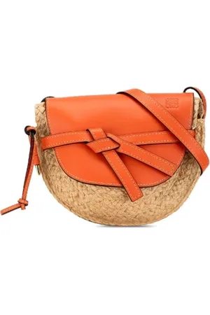 Loewe Pre-owned, Kobieta, Pomarańczowy, ONE SIZE, Pre-owned Fabric shoulder-bags