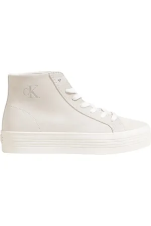 Calvin Klein Buty, Kobieta, Beżowy, 38 EU, Zamsz, Zamszowe Buty Na Platformie Damskie