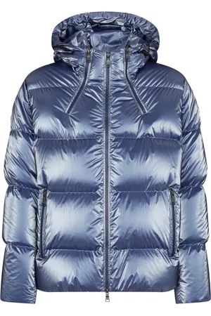 add Kurtki, Mężczyzna, Niebieski, 2XL, Nylon, Bomber Z Nylonu Ultrabłyszczący Mokry