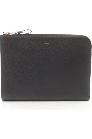 Tom Ford Pre-owned, Mężczyzna, Czarny, ONE SIZE, Pre-owned Leather clutches