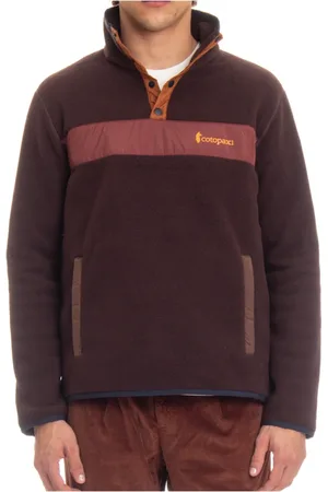 COTOPAXI Bluzy, Mężczyzna, brązowy, L, Brązowy Sweter z Guzikami