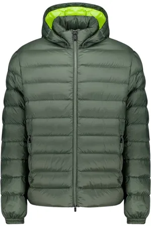 Ciesse Kurtki, Mężczyzna, Zielony, 3XL, Nylon, NED - Kurtka Puchowa 200 Gram Zielona Z Odpoinaną Kapturem