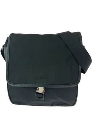 Prada Pre-owned, Kobieta, Czarny, ONE SIZE, Nylon, Pre-owned Canvas crossbody-bags