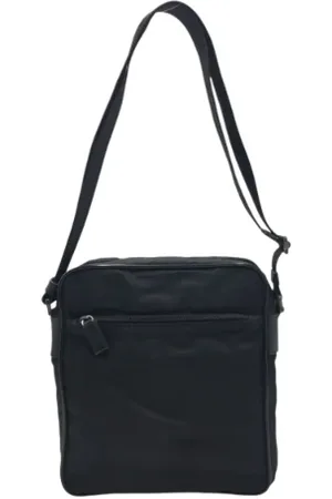 Prada Pre-owned, Kobieta, Czarny, ONE SIZE, Nylon, Pre-owned Canvas crossbody-bags