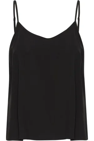 Karen by Simonsen Koszulki, Kobieta, Czarny, XS, Regulowane Ramiączka Slip Top Meteorit Bluzka