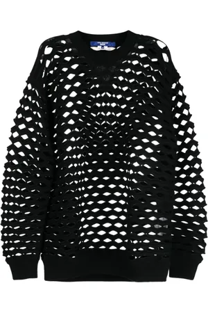 JUNYA WATANABE Swetry, Mężczyzna, Czarny, M, Stylowy Sweter Męski