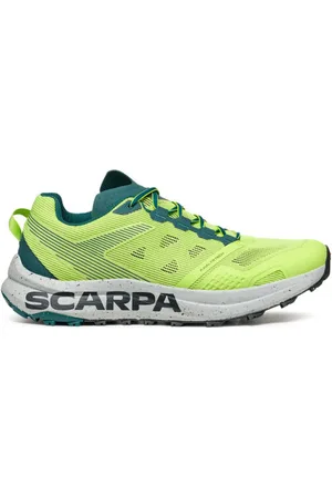 Scarpa Sport, Mężczyzna, Zielony, 44 EU, Zielone płaskie buty z ochronnymi poduszkami