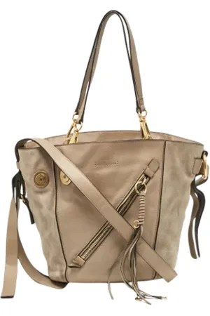 Chloé Pre-owned, Kobieta, Beżowy, ONE SIZE, Pre-owned skórzane torby na ramię