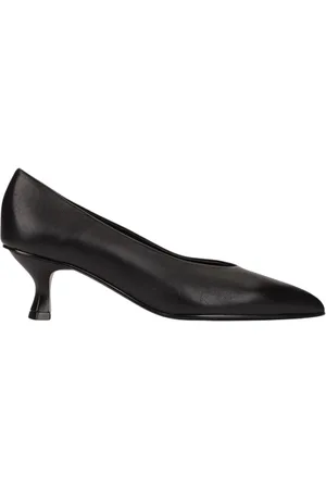 Pedro Miralles Buty, Kobieta, Czarny, 38 EU, Czarne skórzane buty damskie elegancki styl