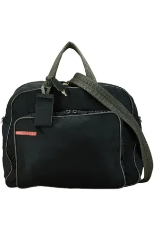 Prada Pre-owned, Kobieta, Czarny, ONE SIZE, Nylon, Pre-owned Canvas travel-bags