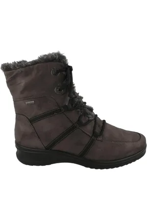 ARA Buty, Kobieta, Szary, 36 EU, Zamsz, Botki Gore-Tex Szare
