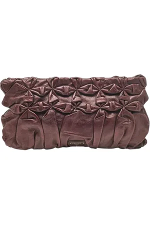 Prada Pre-owned, Kobieta, Fioletowy, ONE SIZE, Pre-owned Leather clutches