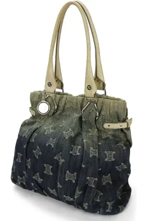 Céline Pre-owned, Kobieta, Niebieski, ONE SIZE, Denim, Pre-owned Denim totes