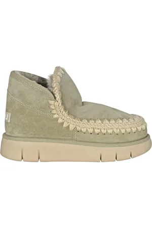 Mou Buty, Kobieta, Zielony, 40 EU, Wygodne Buty Zimowe w Stylu Eskimoskim