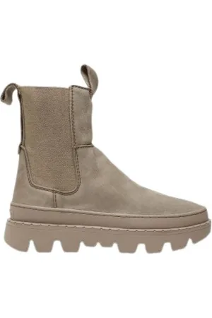 Satorisan Buty, Kobieta, Beżowy, 39 EU, Skóra, Premium Loden Chelsea Buty