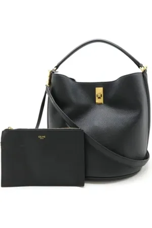 Céline Pre-owned, Kobieta, Czarny, ONE SIZE, Pre-owned skórzane torby na ramię