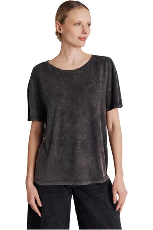 Berenice Koszulki, Kobieta, Szary, M, T-shirt z skrzydłami na plecach