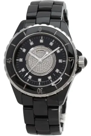 CHANEL Pre-owned, Mężczyzna, Czarny, ONE SIZE, Pre-owned Fabric watches