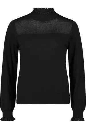 Betty & Co Swetry, Kobieta, Czarny, XL, Sweter z Lurexem