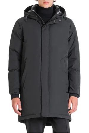 Antony Morato Płaszcze, Mężczyzna, Czarny, 2XL, Kurtka Regular Fit w kolorze czarnym