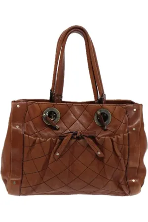 Bally Pre-owned, Kobieta, brązowy, ONE SIZE, Skóra, Pre-owned skórzane torby na ramię