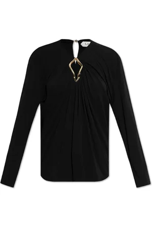 Lanvin Bluzki, Kobieta, Czarny, S, Top z wycięciem