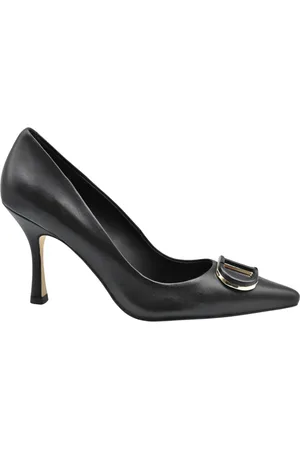 Twin-Set Buty, Kobieta, Czarny, 36 EU, Czarne Sznurowane Buty Elegancki Styl