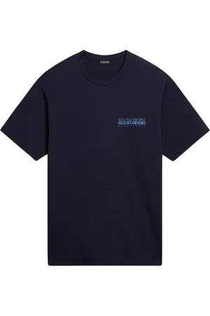 Napapijri Koszulki, Mężczyzna, Niebieski, M, Hill T-shirt