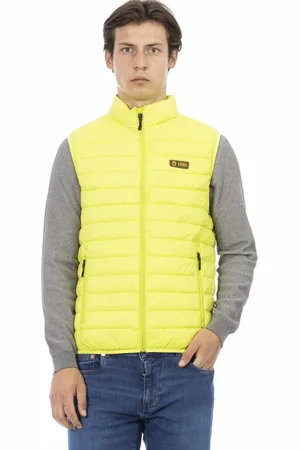 Ciesse Kurtki, Mężczyzna, Żółty, 3XL, Kurtka puchowa bez rękawów z zamkiem