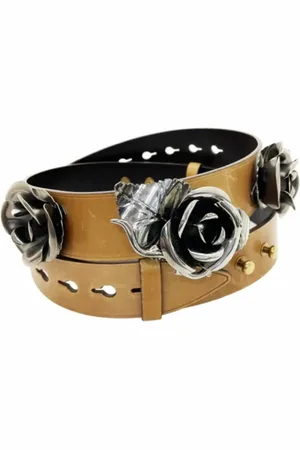 Prada Pre-owned, Kobieta, Beżowy, ONE SIZE, Pre-owned Leather belts