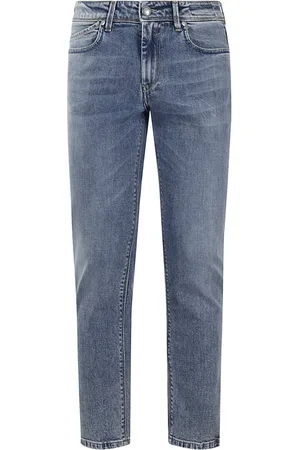 RE-HASH Jeansy, Mężczyzna, Niebieski, W40, Denim, Torba Denimowa
