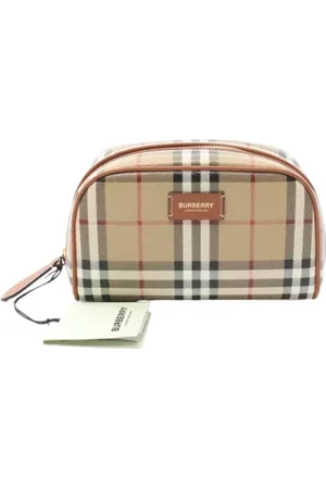Burberry Pre-owned, Kobieta, Beżowy, ONE SIZE, Pre-owned Leather travel-bags