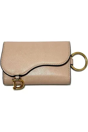 Dior Pre-owned, unisex, Beżowy, ONE SIZE, Pre-owned Leather key-holders