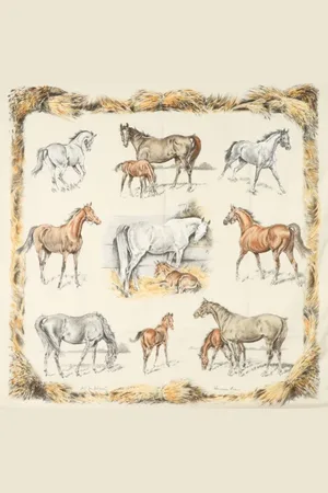 Hermès Pre-owned, Kobieta, Wielobarwność, ONE SIZE, Kaszmir, Pre-owned Cashmere scarves
