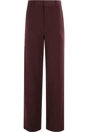 Staud Spodnie, Kobieta, Fioletowy, S, Rayon, Eleganckie Spodnie Prince dla Mężczyzn