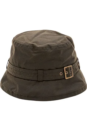 Barbour Akcesoria, unisex, Zielony, S, Len, Zielony Kapelusz Wiaderko Jesień Zima