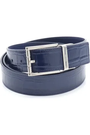 Bally Pre-owned, Kobieta, Niebieski, ONE SIZE, Pre-owned Leather belts