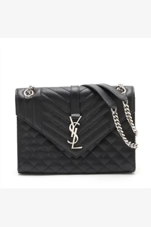 Saint Laurent Pre-owned, Kobieta, Czarny, ONE SIZE, Pre-owned Skórzane torebki